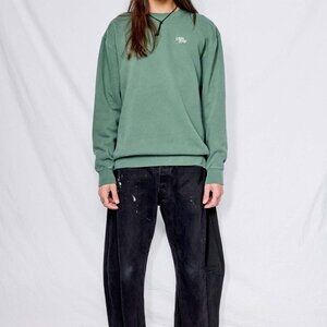 Assembly New York Embroidered Logo Sweatshirt in green
